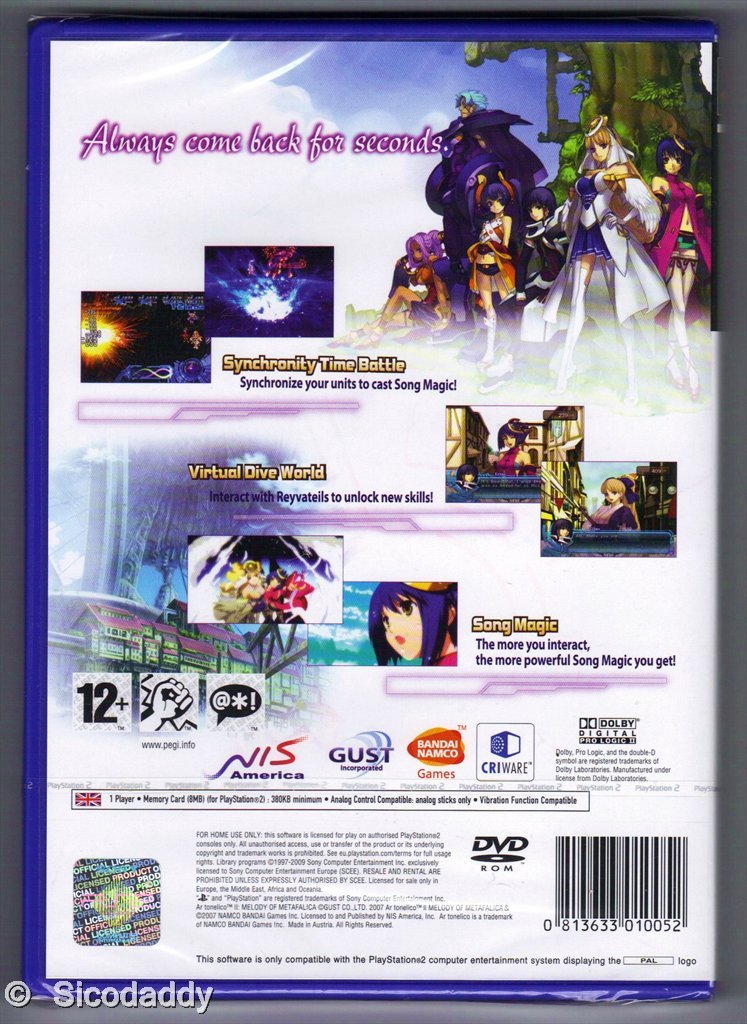 Ar Tonelico 2: Melody Of The Metafalica (PS2) : Amazon.co.uk